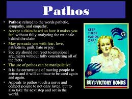 Ethos Pathos Logos Ethos Pathos Logos Rhetorical Appeal Rhetoric
