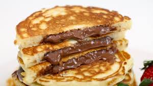 Easy Nutella Stuffed Pancakes Recipe How To Make Nutella Pancakes Nutella Pancake Recipe Nutella Pancakes Cake Recipes