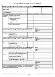 We generally use checkboxes in excel only while creating forms. Electrical Safety Inspection Checklist Hse Images Videos Gallery