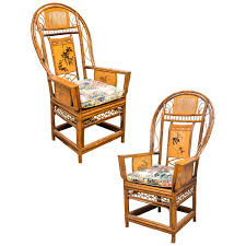 Pair Of Bamboo Fan Back Chairs Furniture Chair Bamboo