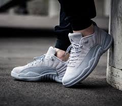 Black And Yellow Jordans 12 On Feet On Foot Air Jordan 12 Retro Low Wolf Grey Armory Navy Electric Lime Eu Kicks Sneaker Magazine Air Jordans Air Jordan Shoes Jordan Shoes Online