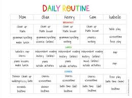 Many kindergarten teachers report that in order for preschoolers to make a smooth transition to school, they need to have certain social and emotional skills. Create A Daily Schedule For Kids With These Free Printables Hey Donna