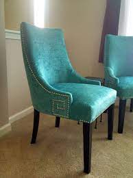 Pin By Kristen Tinlin On For The Home Turquoise Dining Chairs Blue Velvet Dining Chairs Dining Chairs Uk
