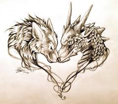The photograph may be purchased as wall art, home decor, apparel, phone cases, greeting cards, and more. Dragon And Direwolf Targaryen And Stark Wolf Tattoo Design Wolf Tattoos For Women Game Of Thrones Tattoo