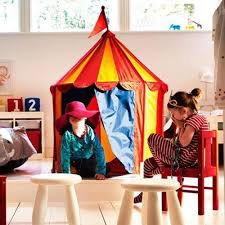 Ikea Cirkustalt Kids Circus Tent Play Room Bedroom Pop Up Birthday Party Red New Childrens Play Tents Fun Activities For Kids Activities For Kids