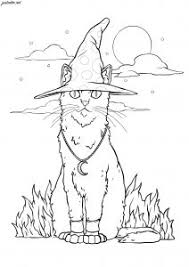 Rd.com pets & animals don't judge a feline by its fur. Halloween Coloring Pages For Adults