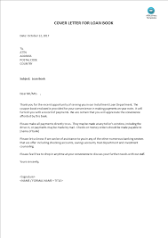 What to put in a cover letter. Cover Letter For Loan Book Templates At Allbusinesstemplates Com