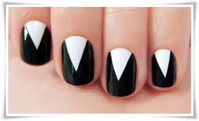 This beautiful nail design may look difficult, but we promise you it's way easier than it seems! 50 Classic Black And White Nail Art Designs