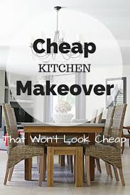 To convey custom style during a budget kitchen remodel, dress up economical cabinetry with sleek. Design On A Dime Renovation Ideas For A Cheap Kitchen Makeover