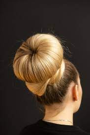 photo set huge blonde donut bun photoshoot bun hairstyles for long hair long hair styles big bun hair