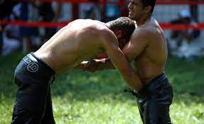 Oil wrestling is one of the most popular national sports in turkey. Yagli Gures Oil Wrestling Is The National Sport Of Turkey I Particularly Find It Appealing For Some Reason Album On Imgur