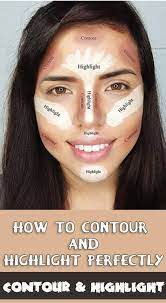 Kontur Hervorheben Hervorheben Kontur Hervorheben Kontur Sminketips Contour Makeup Makeup Hacks Beauty Secrets Highlighter Makeup