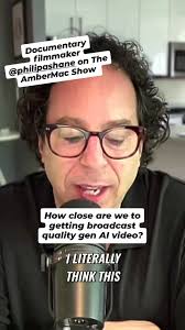 📺 How close are we to getting realistic broadcast quality gen AI video?, I  chatted with documentary filmmaker Philip Shane