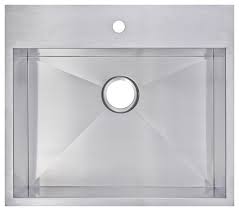 single bowl stainless sink