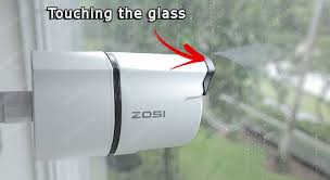 Some dark materials show up white (means they are reflective) under ir so it's not always obvious. Anti Glare Film For Security Camera Does It Work Learn Cctv Com