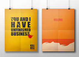 The poster asked attendants to mask up and respect social distancing. Kill Bill Minimal Movie Posters On Behance