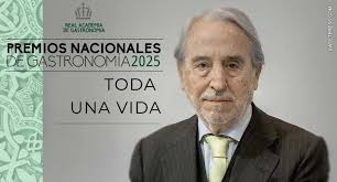 Francisco López Canís, premio a “Toda una Vida” otorgado por la Real  Academia de la Gastronomía