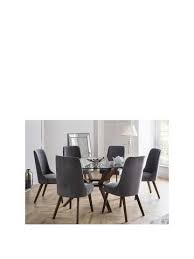 But add a stunning pendant light above, along with two plush chairs a square dining table is probably the least preferred option, and it is not very often that you see designers adding one to a lavish dining room. Dining Table Chair Sets Circle Www Littlewoods Com
