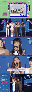 음악방송 1위에 얼싸안았다…10주년 에이핑크의 우정 : 네이트 연예