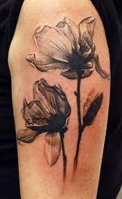 Flowers Tattoo By Sergey Gas Post 7978 Abstract Flower Tattoos Flower Tattoos Tattoos