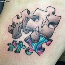 Love.its a missing puzzle piece waiting to be found and when you do find it you can finally figure out the picture life has to show you. Awesome 3d Puzzle Pieces Tattoo