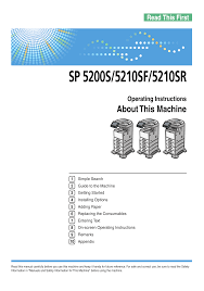 Windows 10 32 & 64 bit. Aficio Sp 5200s Aficio Sp 5210sf Aficio Sp 5210sr Sp 5200 Manualzz