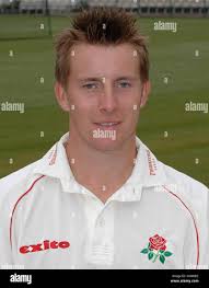 Cricket lancashire press day old trafford cricket ground hi-res stock  photography and images