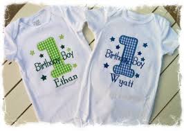 Twin Birthday Shirts For Adults Personalized Twin Boys First Birthday By Betterthanbows On Etsy 49 95 Boy Birthday Boy First Birthday 1st Boy Birthday