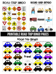 These printable valentine bingo cards make a quick valentine's day game for your classroom using colored paper can give them a whole new look! Printable Road Trip Bingo
