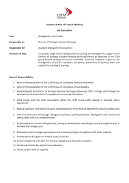 2,514 finance assistant jobs available on indeed.com. Senior Management Accountant Liverpool School Of Tropical