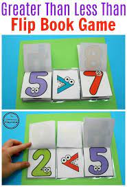 Comparing Numbers Worksheets Planning Playtime Comparing Numbers Worksheet Math Activities Preschool Flip Book Activities