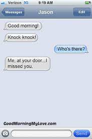 Knock, knock jokes are cheesy, silly, goofy and great to have a laugh about. 73 Funny Knock Knock Text Messages