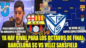 Tras terminar primera del grupo a, la albiceleste enfrentará al equipo de alfaro en los cuartos de final. Barcelona Sc Vs Velez Sarsfield En Octavos De Final Super Copa Ecuador Lista Alvarez Pide Union Youtube