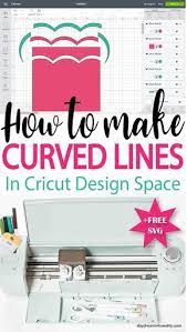 How To Make A Curved Line In Cricut Design Space Free Svg Curvy Lines Cricut Craft Room Cricut Tutorials Cricut