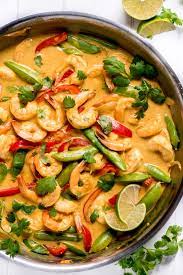 Thai Coconut Curry Shrimp Garnish Glaze Recipe Curry Recipes Coconut Curry Shrimp Curry Shrimp