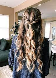 Now, lovely ladies, i would never want you to give in to that frustration. Easy Hairstyle Girls Girls Easy Hairstyle Cute Hairstyle Girls Quick Hairstyl Ha Prom Hairstyles For Long Hair Easy Hairstyles For Long Hair Thick Hair Styles