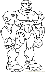 Maybe you would like to learn more about one of these? Cyborg Coloring Page For Kids Free Teen Titans Printable Coloring Pages Online For Kids Coloringpages101 Com Coloring Pages For Kids
