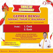 Kasus sengketa ayam geprek ruben onsu kembali memanas setelah adik ruben onsu, jordi onsu klarifikasi soal tudingan miring ke pihaknya. Lowongan Geprek Bensu Walk In Interview Gibran Waluyo Di Cipocok Jaya Serang Kota 13 Nov 2020 Loker Atmago Warga Bantu Warga