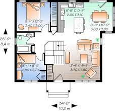 House Plan 034 00622 Traditional Plan 880 Square Feet 2 Bedrooms 1 Bathroom In 2021 Ranch Style House Plans House Plans Drummond House Plans