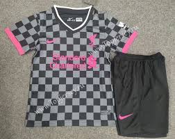 Stelan setelan jersey kaos baju celana sepak bola 1 satu stel set liverpool away 3rd third hitam black musim season 2020 2021 grade ori impor import. 2020 2021 Liverpool 2nd Away Black Kids Youth Soccer Uniform Soccer Uniforms Youth Soccer Black Kids