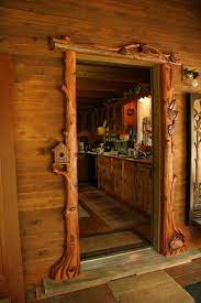 Check spelling or type a new query. Hand Carved Door Frame Log Home Interiors Rustic House Carved Doors