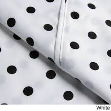 Black And White Polka Dot Sheets Twin Xl Overstock Com Online Shopping Bedding Furniture Electronics Jewelry Clothing More Dot Sheet Set Dots Dots Sheets