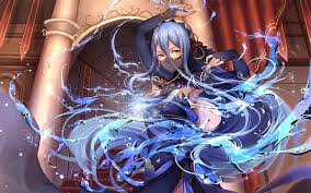 In the movie hercules, hades was portrayed to have blue fire stuck on his head. Hd Wallpaper Fire Emblem Aqua Fire Emblem Azura Fire Emblem Blue Hair Wallpaper Flare