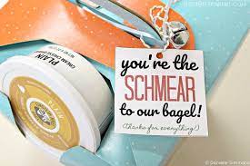 There is no physical gift card to carry around or lose. Unique Gift Card Holders Free Bagel Themed Thank You Printable The Simple Parent