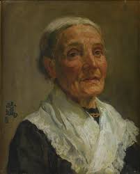 Xu Beihong~Portrait of an Old Woman