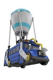 The battle bus commonly appears to have a blue paint job, unlike most common buses that are painted yellow. Fortnite Battle Bus Studio