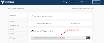 To create my code, i used notepadqq, a personal preference for small projects coded in linux. Coinlayer Api Key Artisans Web