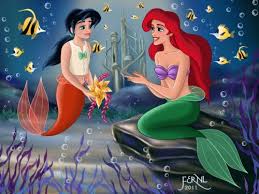 Ariel And Eric Fan Art Melody And Ariel Little Mermaid 2 Melody Little Mermaid Mermaid Disney