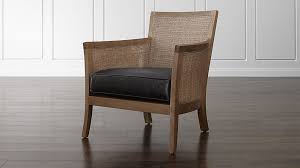 blake grey wash chair with leather cushion rattan chair grey wash chair living room chairs