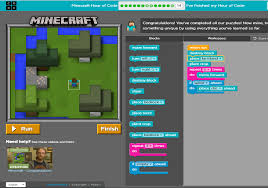 Code (short for source code) is a term used to describe text that is written using the protocol o. Minecraft Hour Of Code Advaith S Reviews